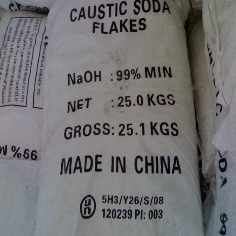 Chiny Producent Płatków / Perły / Stałe 99% (Wodorotlenek Sodu, NaOH) Soda kaustyczna